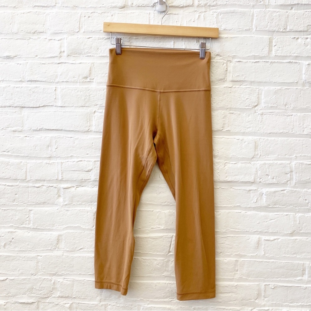Lululemon || Align Crop 21" Saddle Brown‎ 6